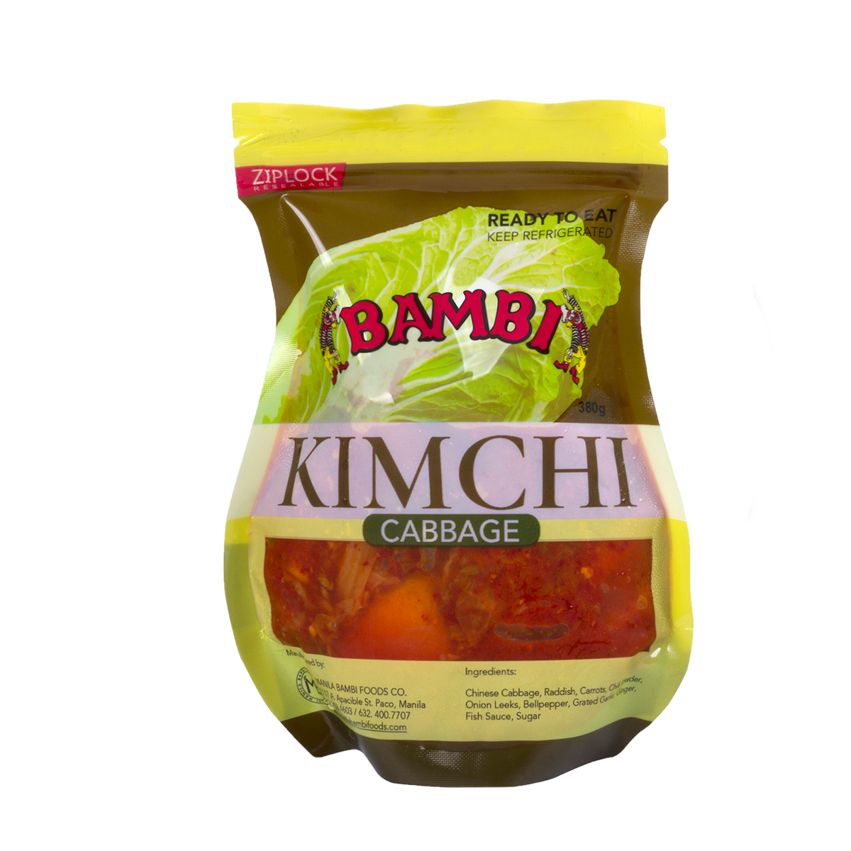 Cabbage Kimchi Big Manila Bambi Foods Company