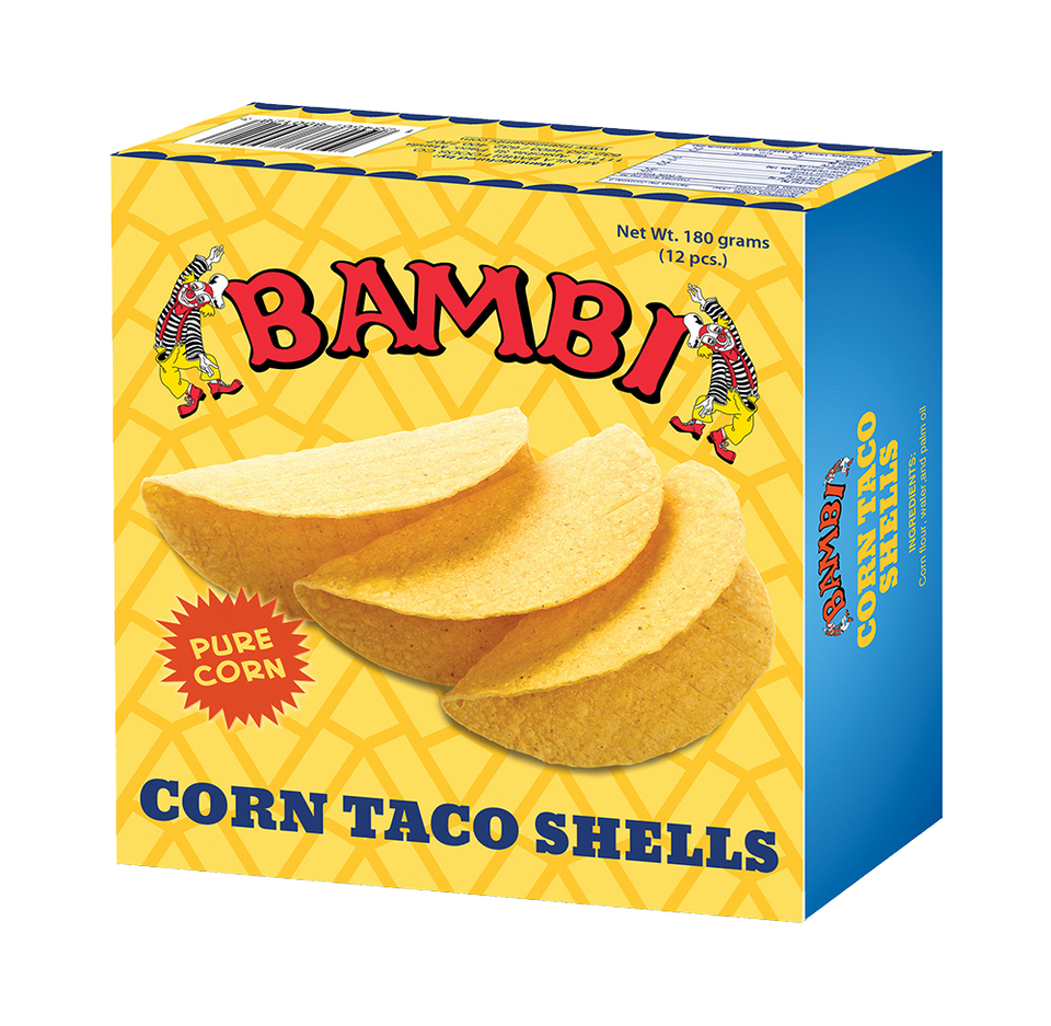 Bambi Corn Taco Shells – Manila Bambi Foods Company